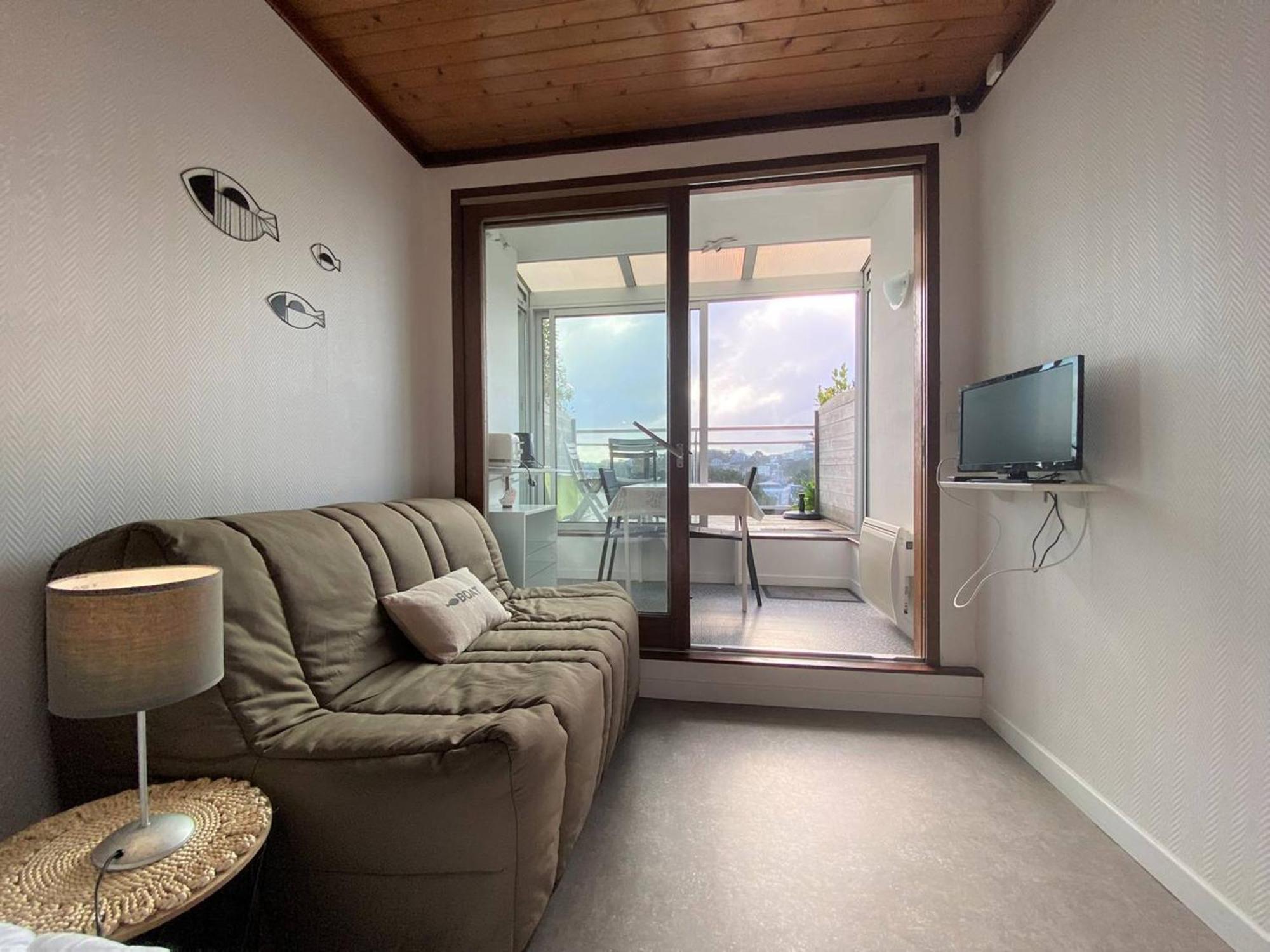 Studio Avec Terrasse Et Loggia A 400M De La Plage A Perros-Guirec - Fr-1-368-381 Exterior foto